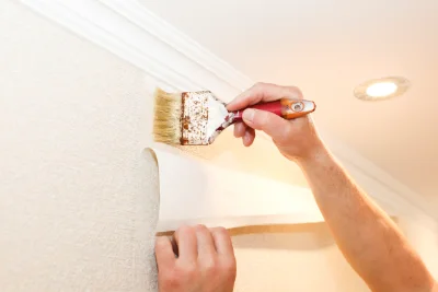 Pose de papier peint à Jasseines — revêtements muraux et toiles de verre